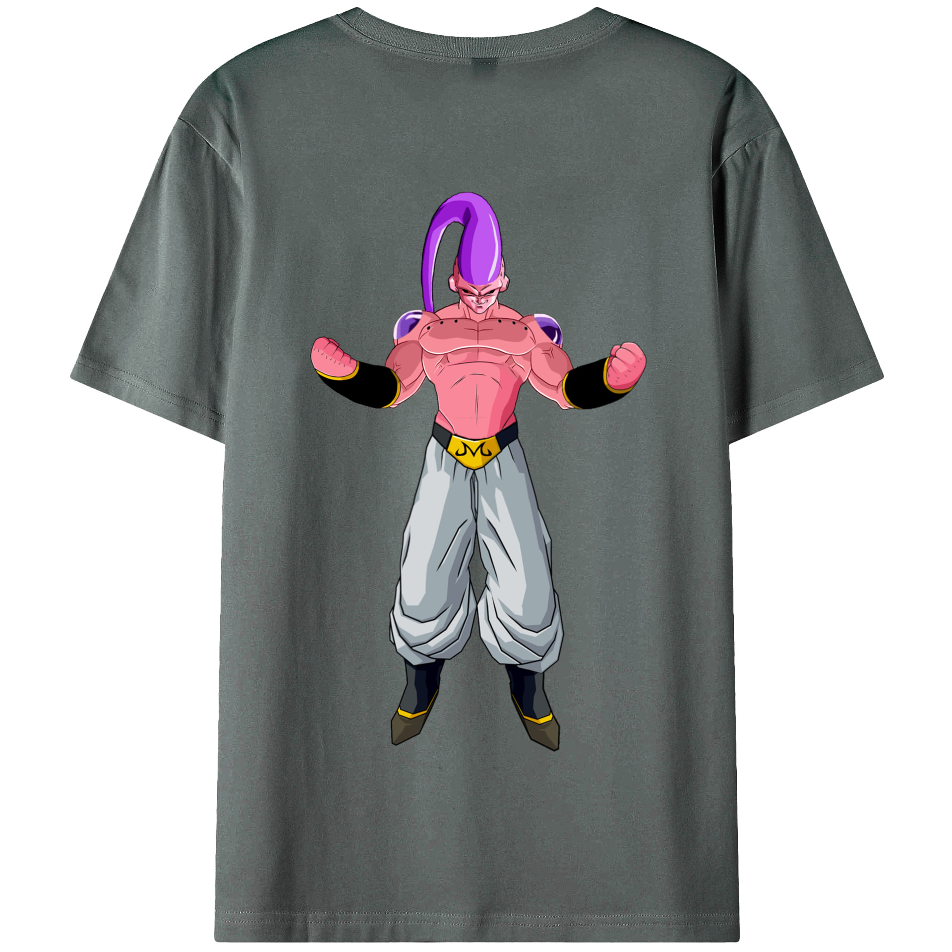 （画像用） ドラゴンボール 魔人ブウ DRAGON BALL Majin Buu 綿100％半袖Tシャツ（背面プリント）